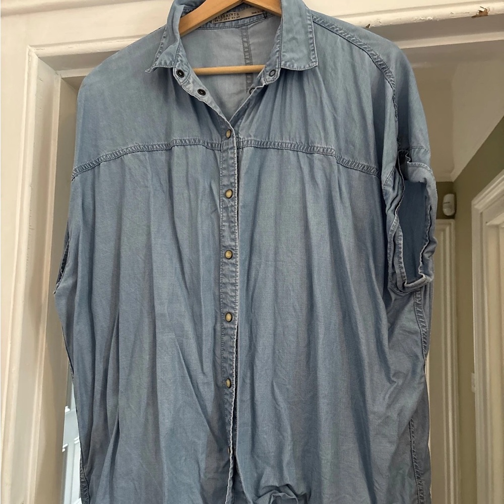 Men's Blue Denim Shirt